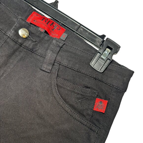 Tripp Nyc Black Denim Skinny Jeans Pants Goth Punk Emo Grunge Metal Alternative - Picture 4 of 6